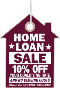 Home Loan Sale tag